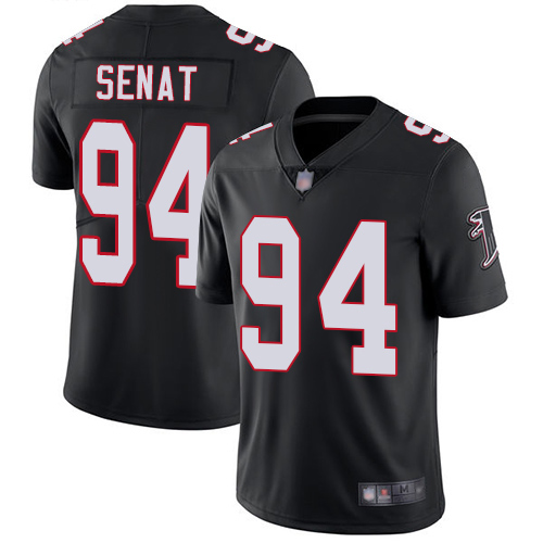 Atlanta Falcons Limited Black Men Deadrin Senat Alternate Jersey NFL Football #94 Vapor Untouchable